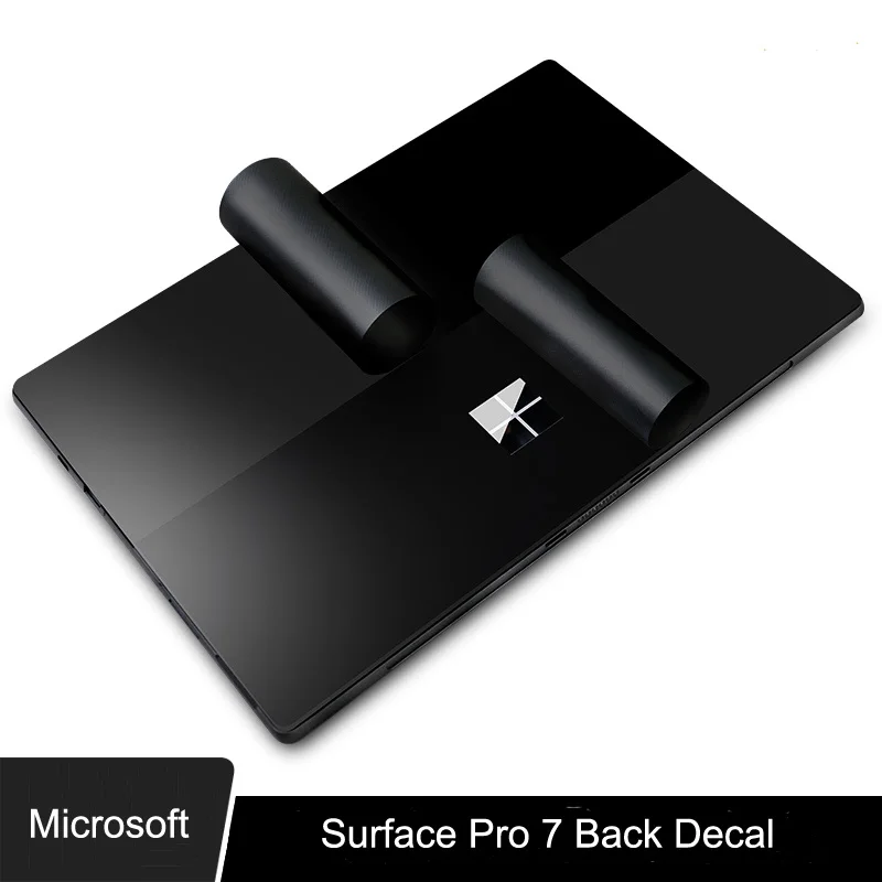 

XSKN for Microsoft Surface Pro 7 Ultra Thin Athens Black Back Sticker Decal Skin Protector