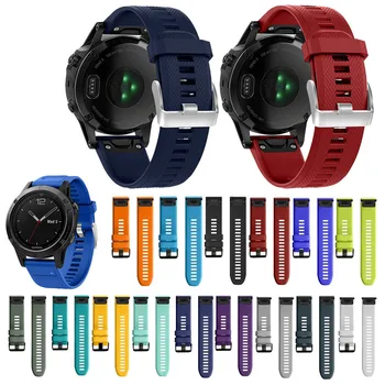 

Fashion Wrist strap for garmin fenix 6S 6X pro 5S 5X plus 3 3HR quick release silicone bracelet Accessories Replace wristband