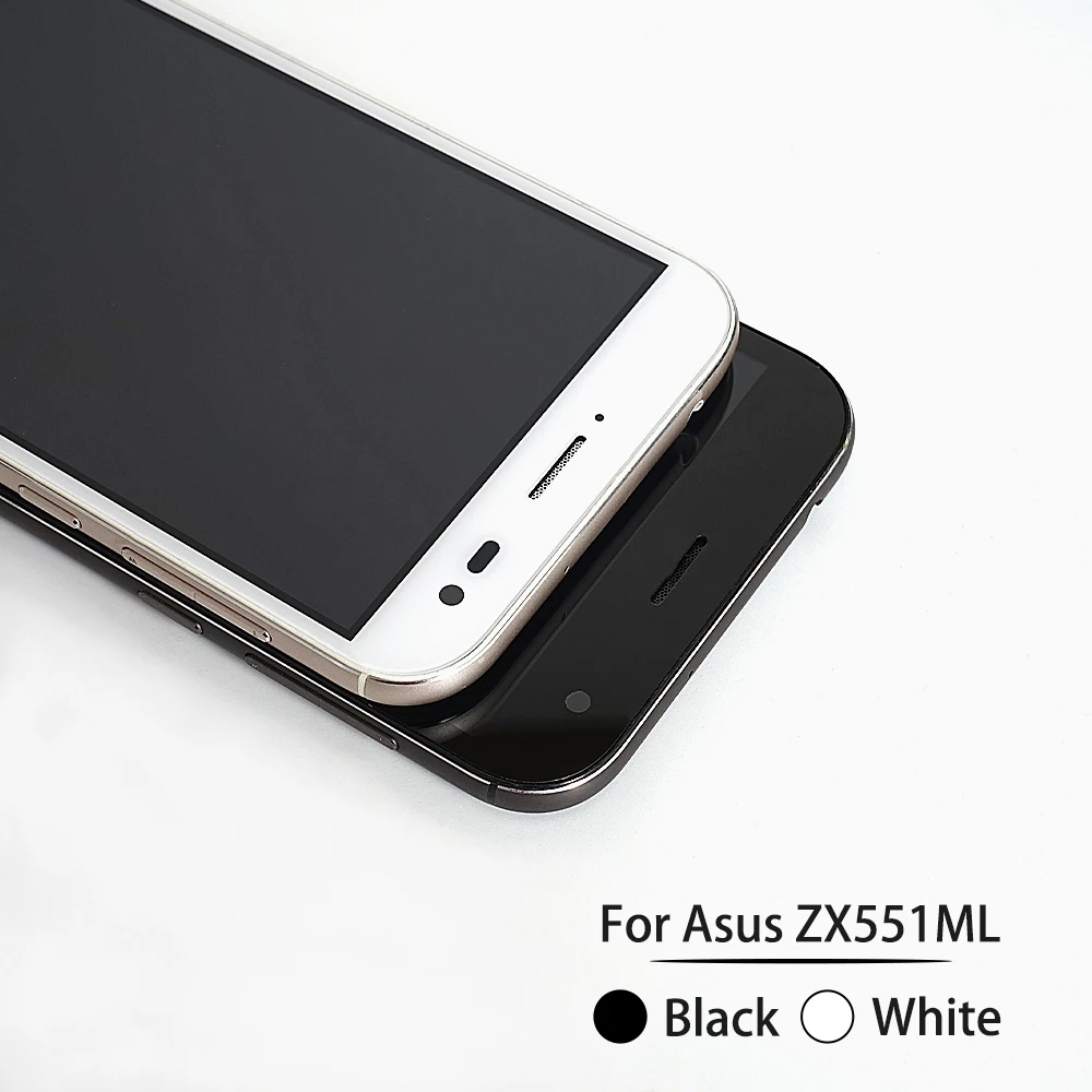 ЖК дисплей 5 &quotдля ASUS Zenfone Zoom ZX551ML сенсорный экран с дигитайзером и рамкой для Asus в