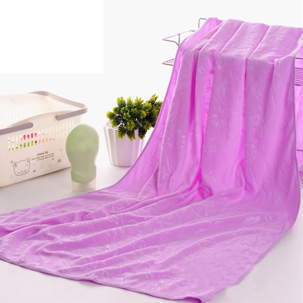 purple Ragdoll50 быстросохнущее банное полотенце, 70x140 см Экстра абсорбент медведь мультфильм большое полотенце микрофибра пляж спорт лист#0306 - Цвет: purple