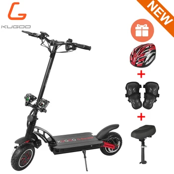 

[Europe Stock ] KUGOO G-Booster Sports Electric Adult Scooter 55km/h 800W 2 Drive Motors Disc brake 85KM Range 10 Inch Tire