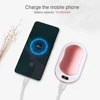 10000mAh 4 In 1 USB Rechargeable Electric Hand Warmer Double-Side 5s Heating Mini 5V Long-Life Pocket Power Bank Warmer ► Photo 2/6