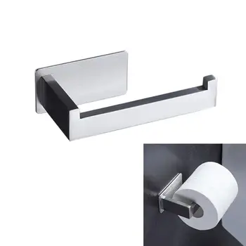 

304 Stainless Steel Toilet Paper Holder Tissue Hanging Bathroom Toilet Roll Paper Towels Organizer Towel Rack