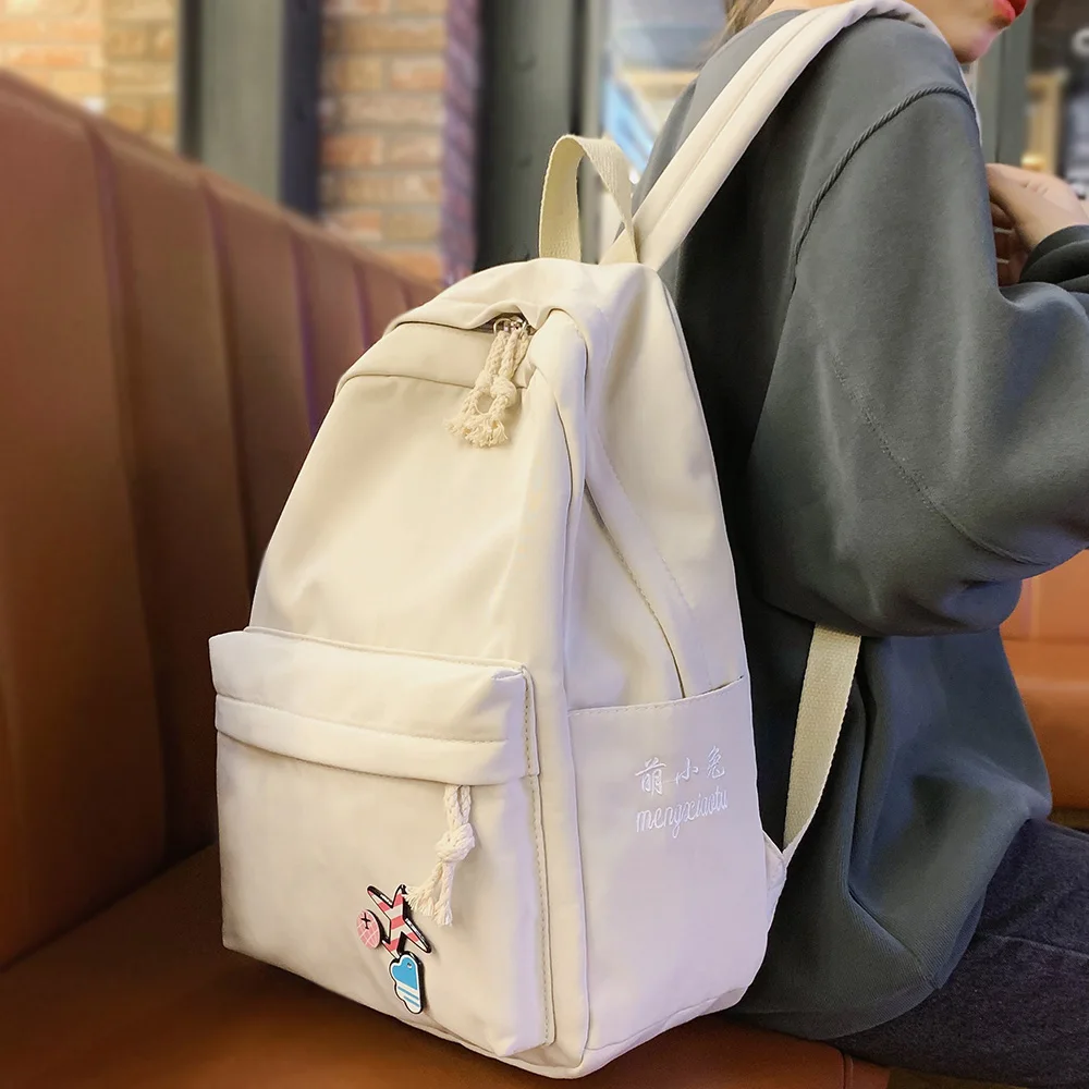 2020 Hot Student Girl Kawaii Backpack New Trendy Nylon School Bag