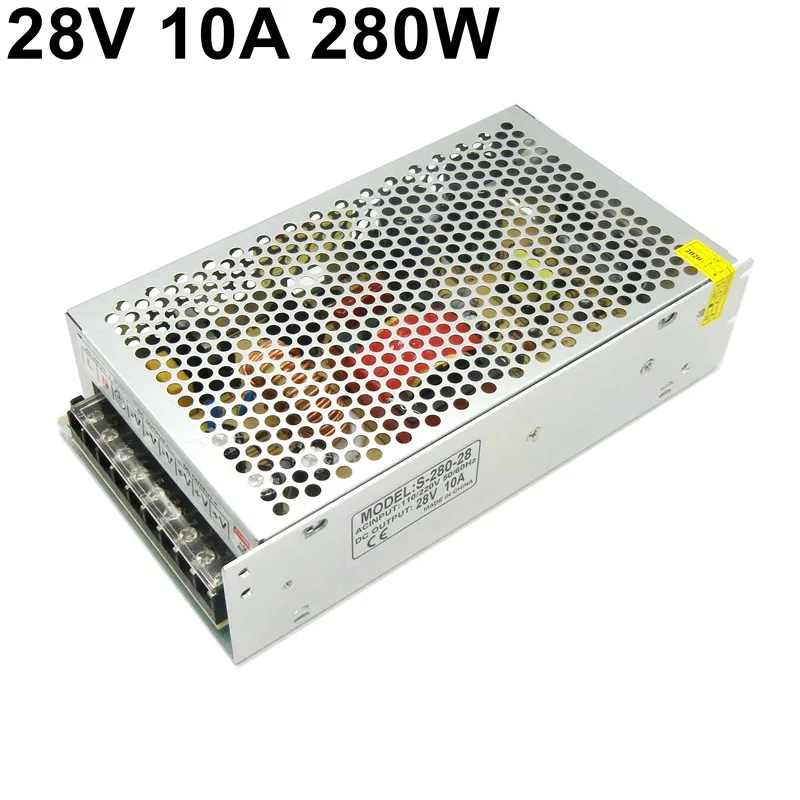 28V 10A 280W импульсный источник Питание трансформатор AC-DC импульсивный питания 110V 220V