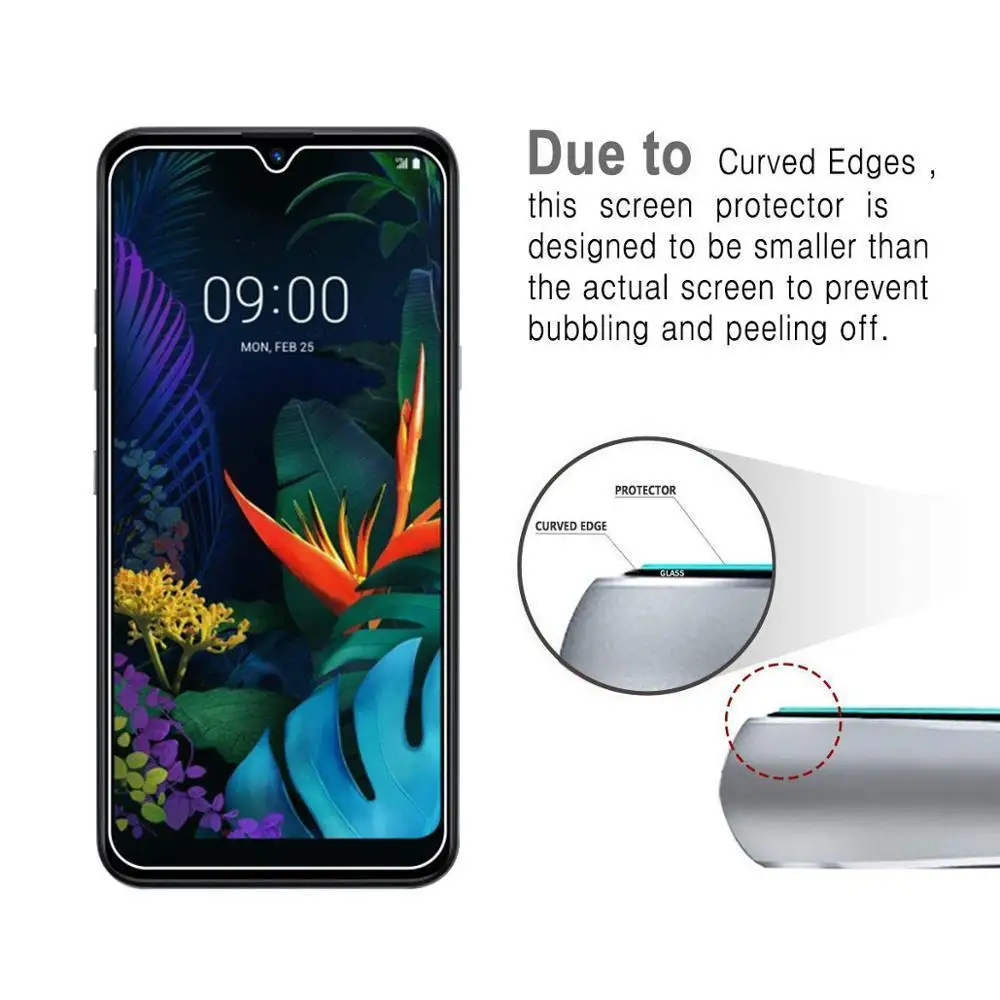2.5D с уровнем твердости 9H Стекло для LG Q60 2019 Экран протектор K11 K9 G8S thinq V50 V40 Q6 Q7 K8 K10 2018