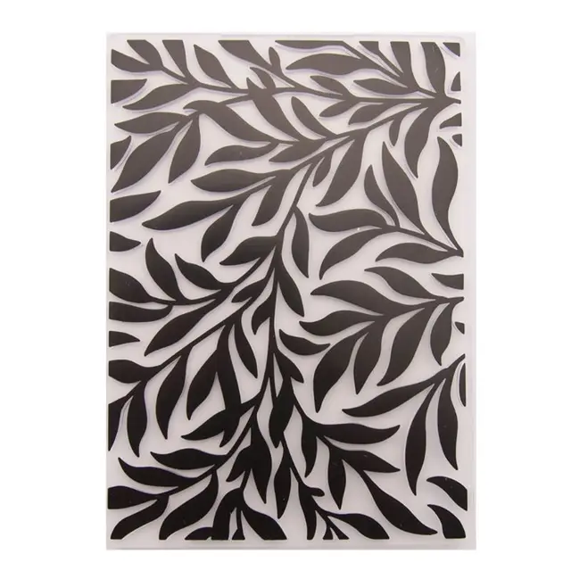 Embossing Stencils Folders Leaf Plastic Embossing Template Diy Scrapbook Card Making Decoration Crafts New Crafts