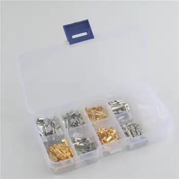 

150 Pcs/Box Auto Parts Cold-Pressed Terminal Box Male And Female Docking Combination Set Connect Internal Wiring