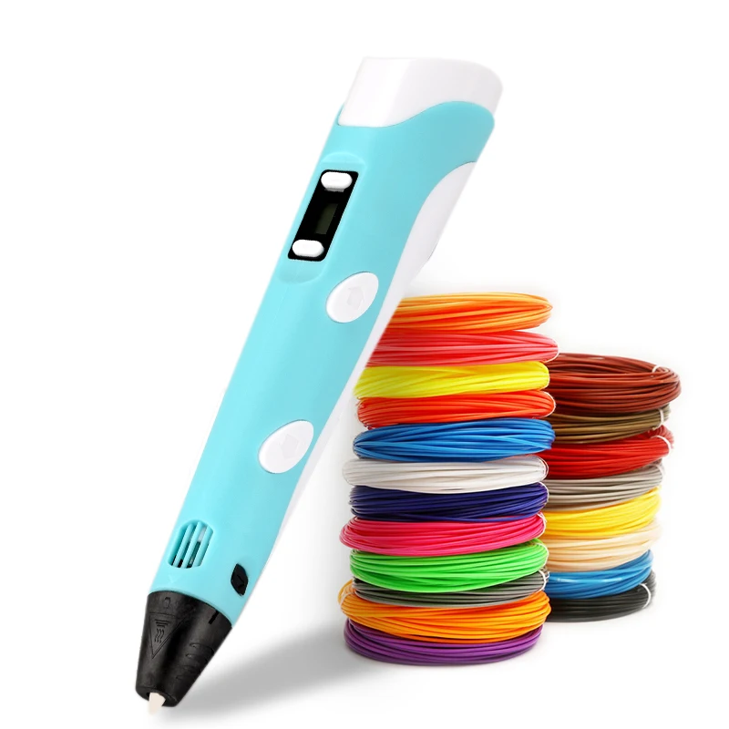 3D ручка для детей Pingting Pencil DIY рисования с ABS / PLA нитью Образование Хобби Игрушки