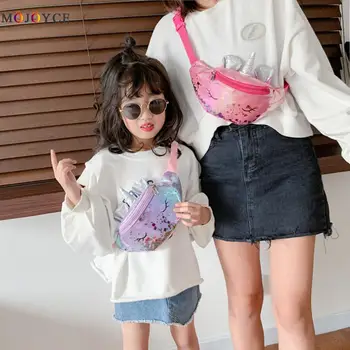 

Cartoon Horse Fanny Waist Bag Women Kids Girl Leather Shoulder Chest Purse