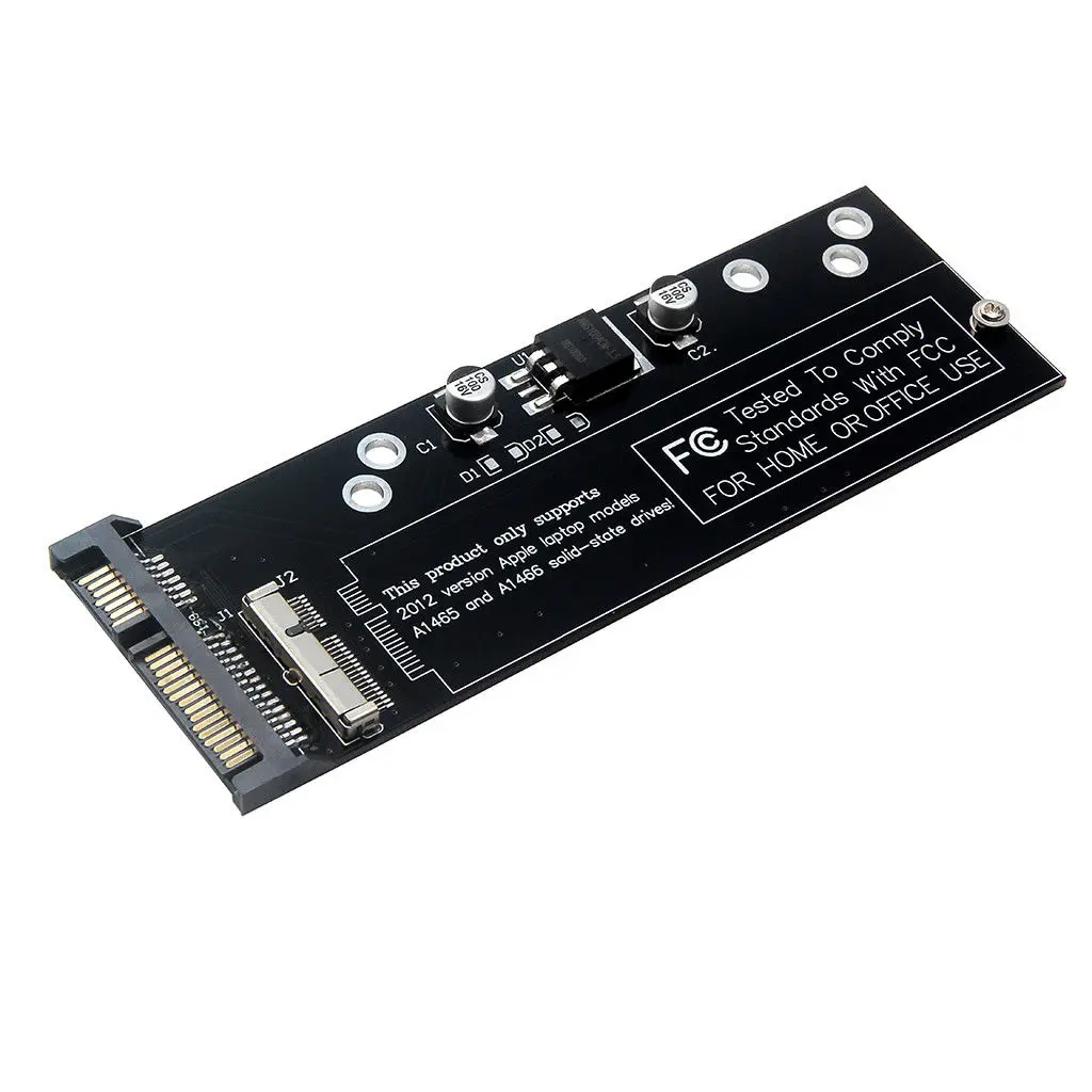 SSD to SATA Adapter Card For 2012 MacBook Air A1466 A1465 A1398 A1425 High-power LDO chip SSD to SATA Adapter Card For 2012 MacBook Air A1466 A1465 A1398 A1425 High-power LDO chip