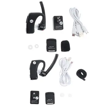 

Walkie Talkie Bluetooth PTT Earpiece Wireless Headset Mic Adapter for UV-82