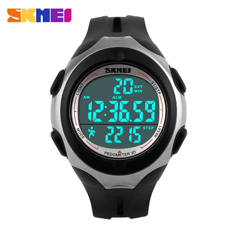 

Skmei 1107 Multi-functional Outdoor Sports Step Count MEN'S Watch Waterproof Electronic Watch