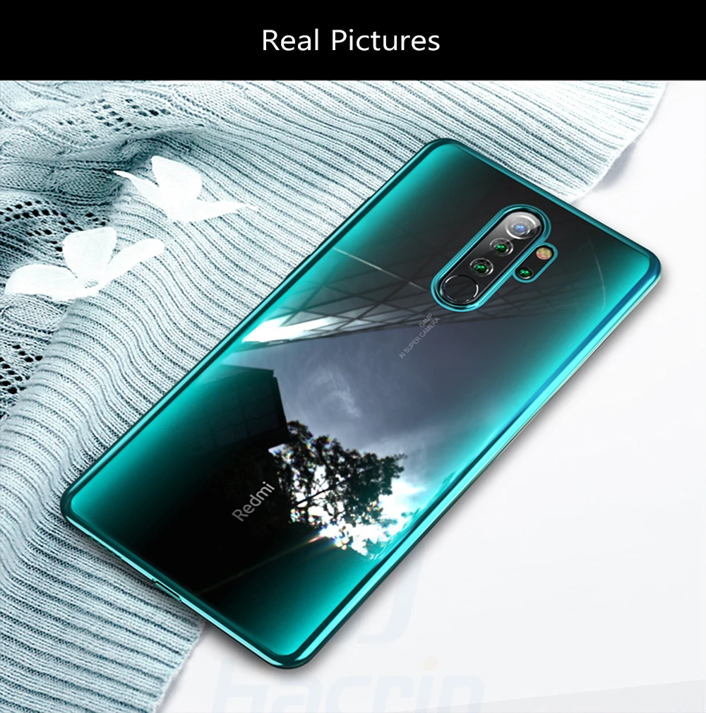 Чехол для Xiaomi Redmi Note 8 Pro, чехол из мягкого ТПУ, прозрачное покрытие, чехол для Redmi Note 8 Pro, чехол Global Full, защитный бампер
