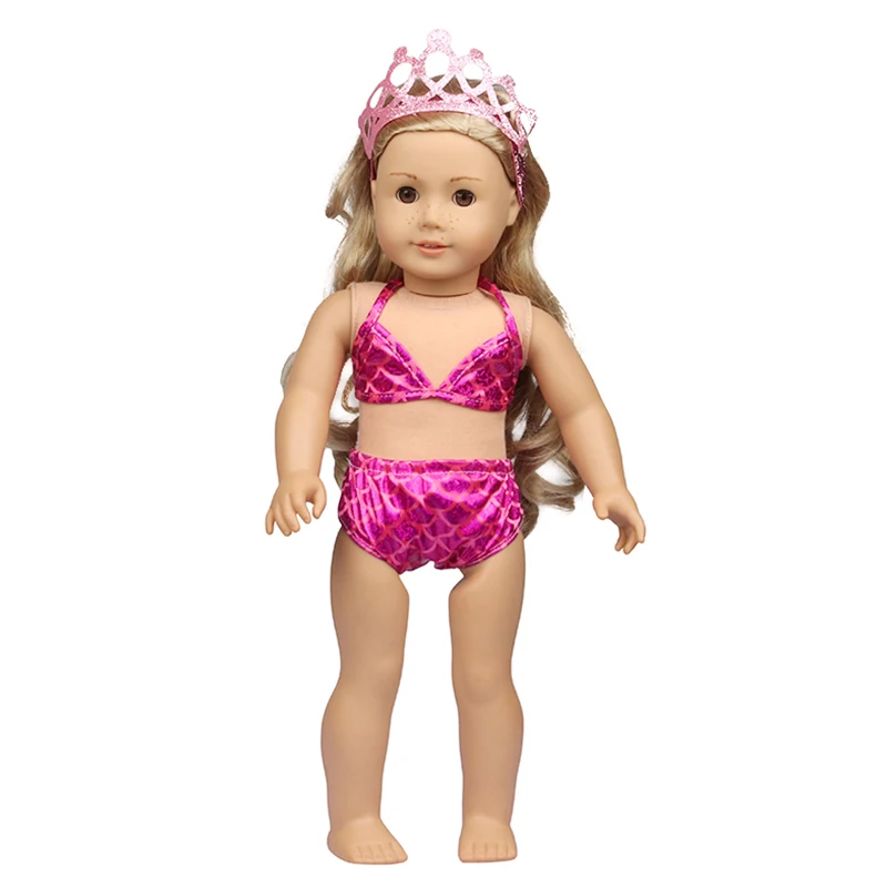 18inch 43cm Baby New Born Doll Clothes Accessories Make Up Mermaid Clothes Suit for Baby Kid Birthday&Festival Gift Panties plush doll accessories doll clothes accessories barbie doll clothes doll clothes doll accessories