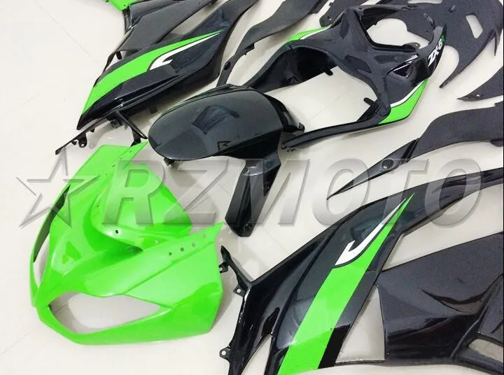 4 подарки ABS литьевая форма мотоцикл Полный обтекатели подходит для Kawasaki ZX-6R 09 10 11 12 2009-2012 Кузов Набор зеленый черный