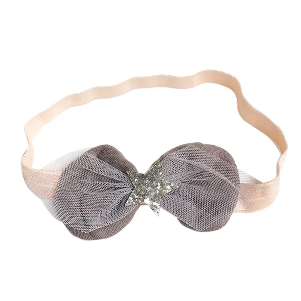 Baby Headwear Girls Princess Bowknot Sequins Headband Newborn Toddler Kid Baby Hair Accessories Girls Bow Turban Bab