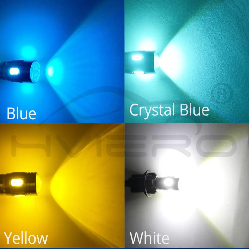 10X светодиодный внутренние ксеноновые Белый Синий Желтый CANBUS 6SMD 5630 объектив