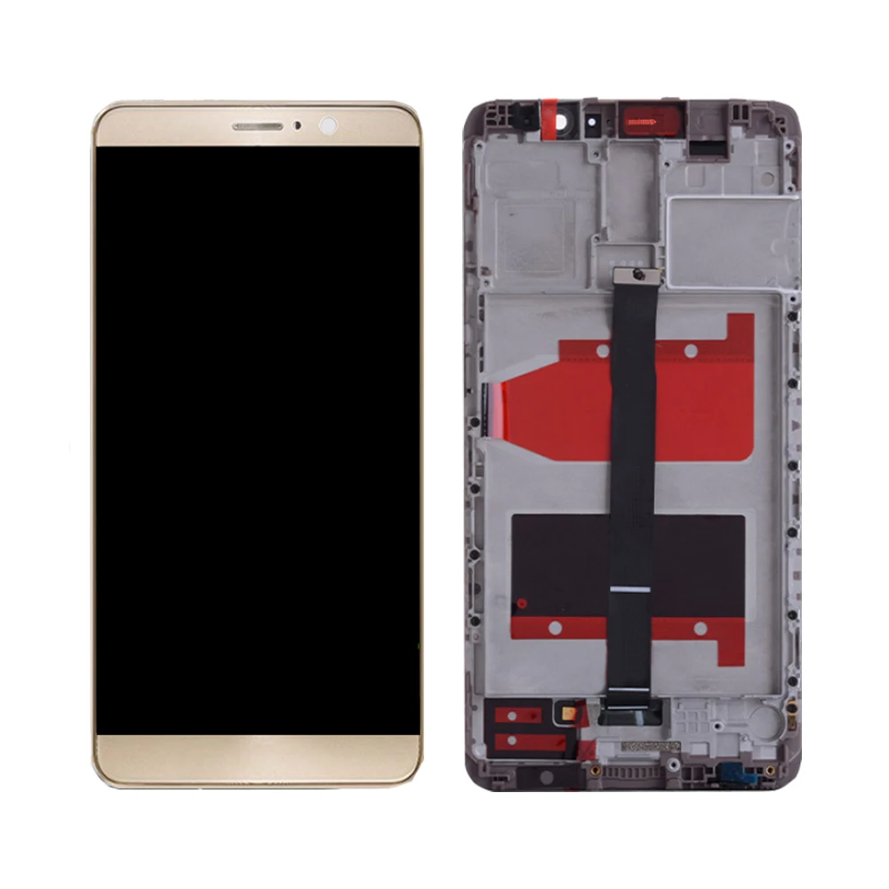 5," для huawei mate 9 lcd кодирующий преобразователь сенсорного экрана в сборе для huawei mate 9 дисплей с рамкой Замена mate 9 экран