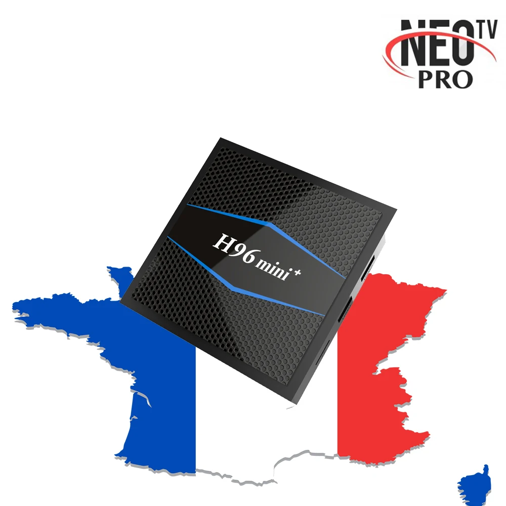 ТВ приставка H96 Mini + Plus Android 7 1 французский четырехъядерный процессор 2 ГБ/16 ГБ