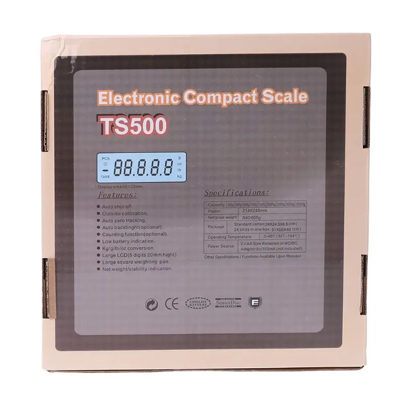  30kg Electronic Scales Weighing Kitchen Scale LCD Gram Balance for Home Office Warehouse Laboratory - 4000318417301