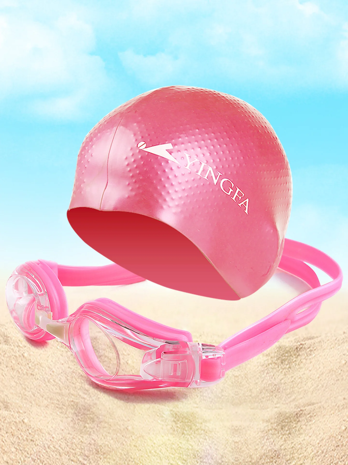 

Goggles Swimming Cap Swimming Suit Waterproof Profession High-definition Myopia Anti-fog Swimming Glasses Men And Women Plain Gl