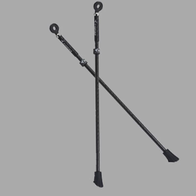 Углеродное волокно MTB дорожный велосипед kickstand Quick Release Stick Stand черный
