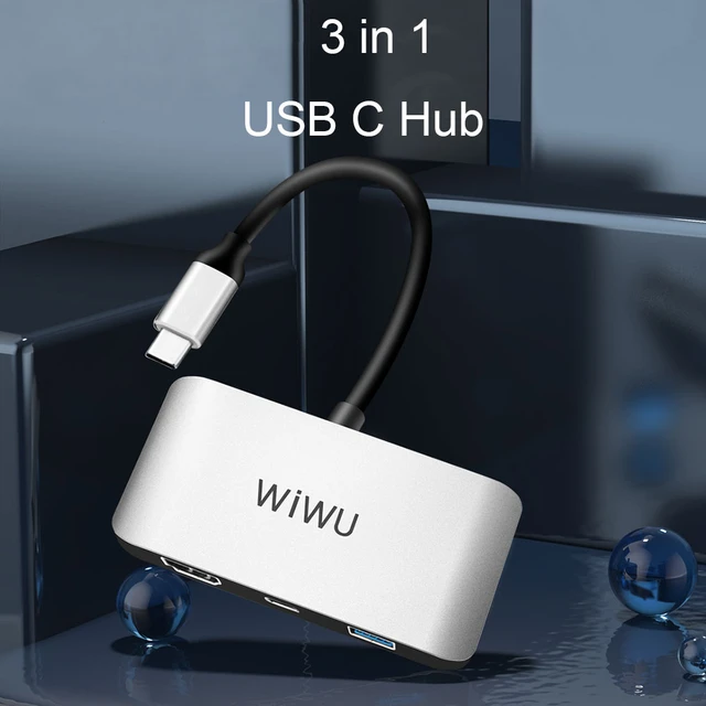 Wiwu 12 In 1 Usb Hub For Macbook Air Pro 13 16 2022 M2 Vga/rj45  Multi-function Type C Hub Adapter For Huawei Usb Splitter - Docking  Stations & Usb Hubs - AliExpress