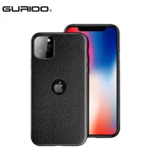 GURIOO тонкий кожаный зернистый чехол для Apple iPhone 6 6S 7 8 X Plus XS Max XR 4,7& 5,5 ''TPU с отверстием для телефона с логотипом