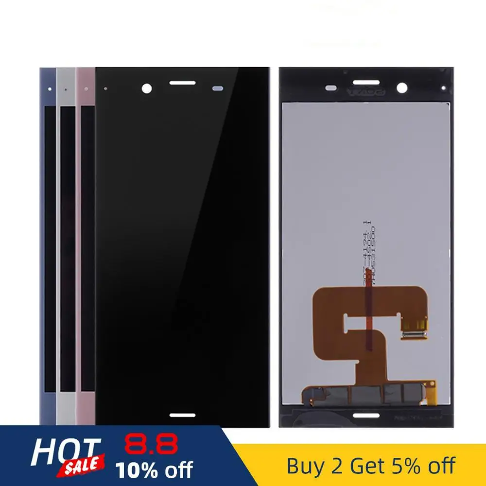 5 2 &quotОригинальный ЖК-дисплей для SONY Xperia XZ1 Замена сенсорного экрана модуль G8341 G8342