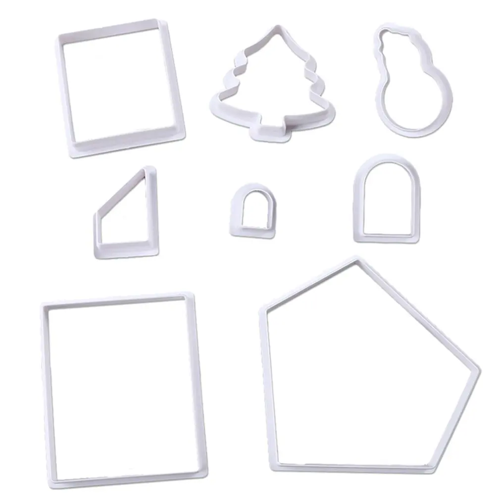 Рождественская форма для печенья дом Xmas Tre DIY Форма выпечки торта украшения набор