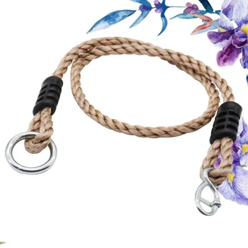 

Durable Tree Swing Hanging Straps Kit Strap Ring Adjustable Outdoor Rope Swing Hangers (Random Color)