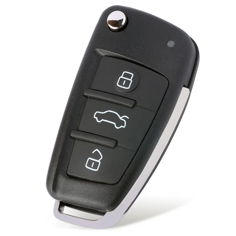 Флип накопитель KEYECU 433 МГц ID48 P/N: 4D0 837 231 A / K N R для Audi A3 A4 A6 A8 B5 RS4 RS6 TT Quattro|Ключ от авто|