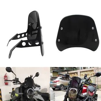 

Motorcycle Headlight Protector Cover Windshield Fairing Windscreen for Benelli Leoncino 250 Cafe Racer Motorcycle Accessories
