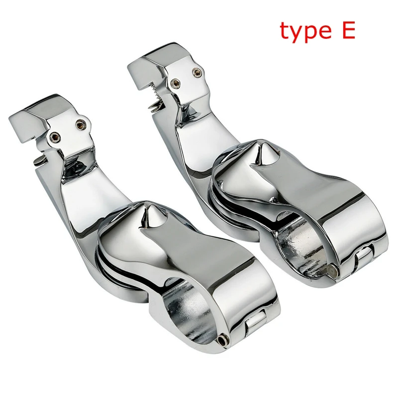 1 1/4 "Защита двигателя автострада подножки для ног короткий угловой зажим Honda