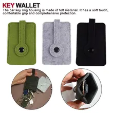 Фетровый держатель для ключей, сумка для ключей от автомобиля, кошелек, карманный органайзер для ключей, унисекс, чехол для ключей, сумка