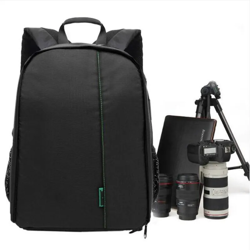 Рюкзак для камеры через плечо DSLR SLR камера сумка видео мягкий рюкзак водонепроницаемый для Nikon Canon sony Olympus Panasonic
