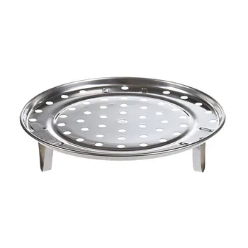 

Stainless Steel Steamer Rack Insert Stock Pot Steaming Tray Stand Cookware Flour Bun Food Steaming Insert Cookware