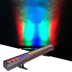 Barre de lumière murale LED 18x18W RGBWA 5 en 1 DMX, faisceau de lavage UV, éclairage de scène pour fête de mariage, livraison rapide 