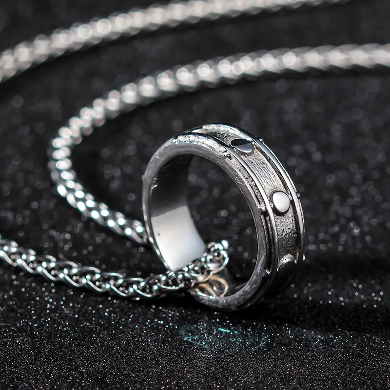 Мужское ожерелье с кулоном из нержавеющей стали|stainless steel necklace|steel necklacecollar de cadena |