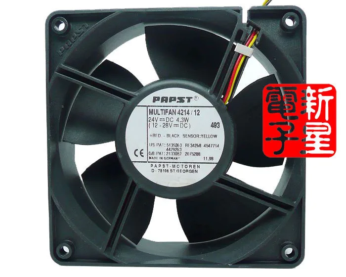 

24V 4.3W MULTIFAN4214/12 12038 inverter fan