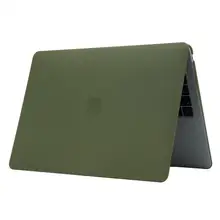 Матовый однотонный жесткий чехол-накладка для Apple Macbook New AIr13 A1932 New Pro 13 15 Touch Bar A2159 прорезиненный жесткий чехол