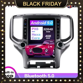 

For Dodge RAM 2018 2019 2020 Android 9.0 Tesla style Car Multimedia Player GPS Navigation Car Radio Tape Recorder Auto Head Unit