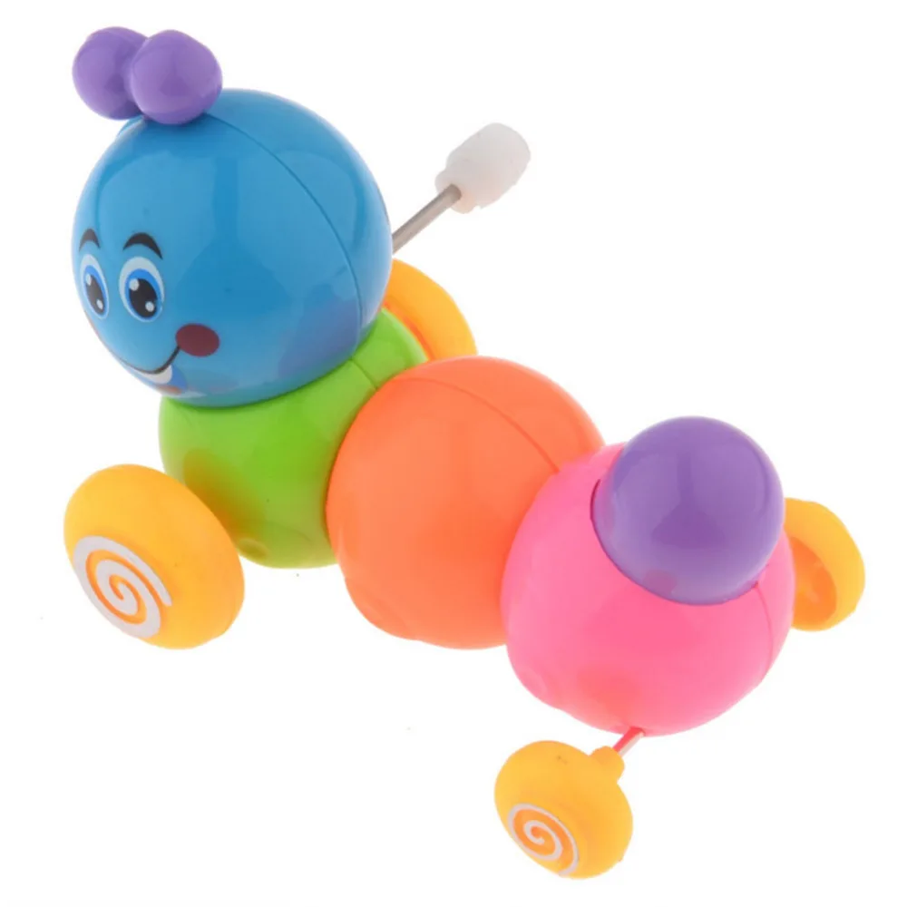 Cute Cartoon Caterpillar Wind Up Toys Running Clockwork Classic Toy Newborn Spring Toy Random Color Cute Cartoon Caterpillar Wind Up Toys Running Clockwork Classic Toy Newborn Spring Toy Random Color