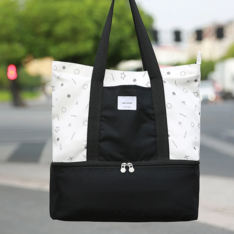 Портативная сумка для обеда, термоизолированная сумка Bento Box Tote, сумка-холодильник для путешествий, контейнер для школы, сумка для хранения еды, аксессуары