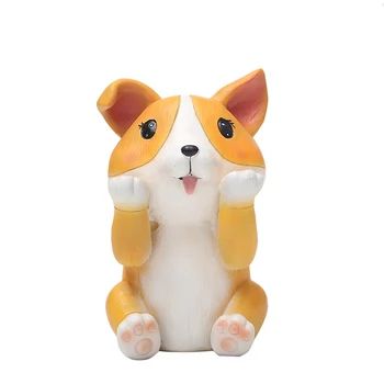 

Gift Office Desktop Retainers Cartoon Cute Animal Resin Home Display Stand Necklace Puppy Dog Sunglasses Eyeglasses Holder