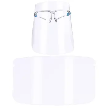

1 Pack Kitchen Splatter Screen Face Guard Detachable Frame Cooking Oil-Proof Facial Baffle Face Shield Face Cover