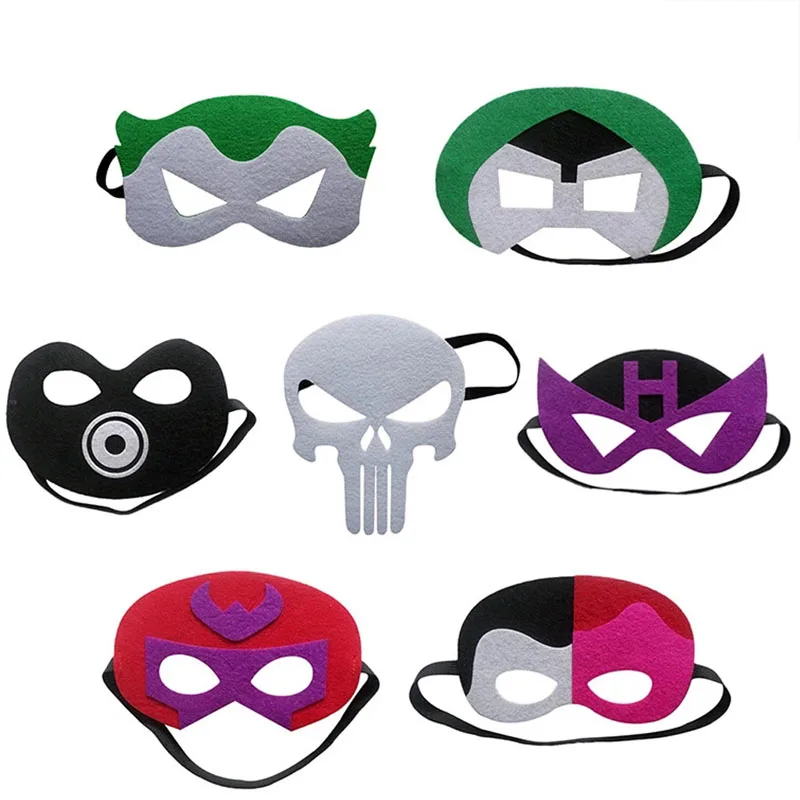 1PC Super Heo Mask Magnelo Joker Two Face Doctor Doom Star Wars Christmas Costumes Cosplay Mask Kids Birthday Party DIY Gift New