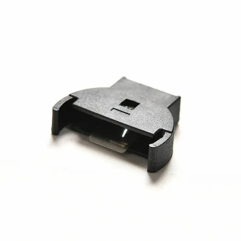 10pcs CR2032 Half-Round Lithium Button Cell Coin Battery Box Holder Case CR 2032 Batteries Holder Socket 3 PIN