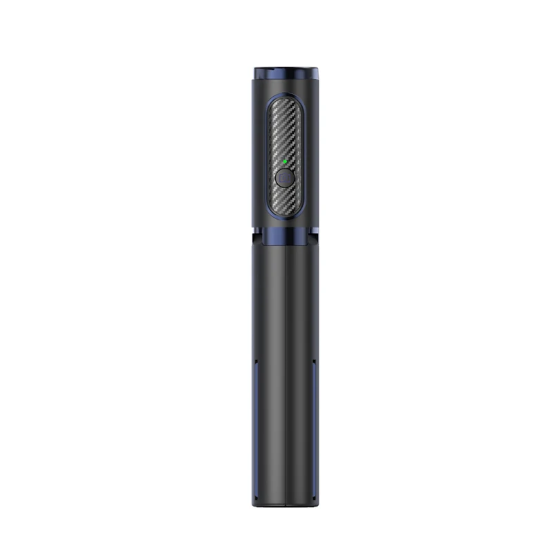 Blue KYCXD Bluetooth селфи палка штатив выдвижной монопод Регулируемая селфи палка для iPhone samsung huawei Xiaomi - Цвет: Blue